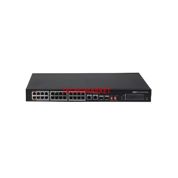 DAHUA 24port 240w FULL PoE PFS3226-24ET-240 10/100 2X UPLINK-2X SFP Yönetilemez Switch DAHUA 24port 240w FULL PoE PFS3226-24ET-240 10/100 2X UPLINK-2X SFP Yönetilemez Switch