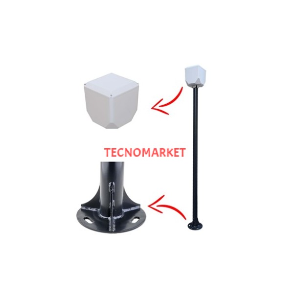 Trk 3 Metre (+Trk-154 Küp İle Birlikte) Kamera Direk 7016 Düz Mat Antrasit Fırın Boyalı Trk 3 Metre (+Trk-154 Küp İle Birlikte) Kamera Direk 7016 Düz Mat Antrasit Fırın Boyalı