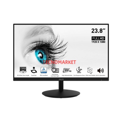 MSI 23.8" FLAT IPS MP242A 1MS 100HZ HDMI EV OFİS TİPİ MONİTÖR 1920X1080