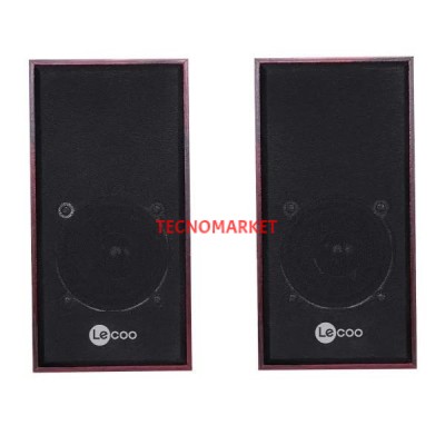 LENOVO LECOO DS105 1+1 Siyah 5w RMS Hoparlör Ahşap