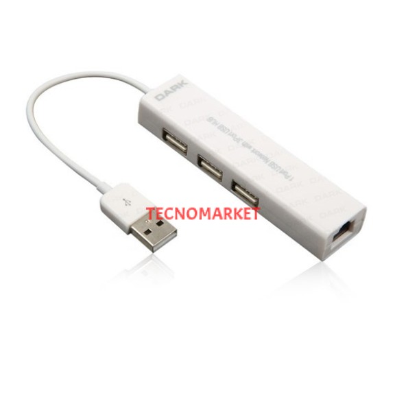 DARK DK-AC-USB23L 10/100 1port USB Ethernet,3x USB Çoklayıcı DARK DK-AC-USB23L 10/100 1port USB Ethernet,3x USB Çoklayıcı