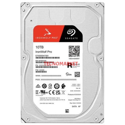 SEAGATE 10TB IRONWOLF PRO ST10000NT001 256MB 7200RPM NAS DİSKİ