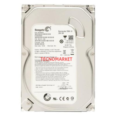 SEAGATE 3.5" 250gb BARRACUDA ST250DM000 7200 RPM 16MB SATA-3 PC Diski