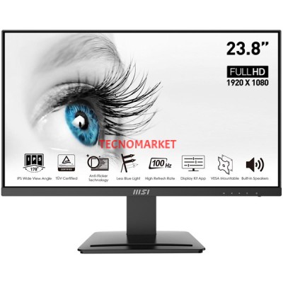 MSI 23.8" IPS MP243X 1MS 100HZ HDMI GAMING MONİTÖR 1920X1080