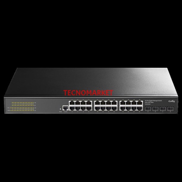 CUDY GS2024S2 24 Port Gigabit 4-SFP Yönetilebilir Switch CUDY GS2024S2 24 Port Gigabit 4-SFP Yönetilebilir Switch