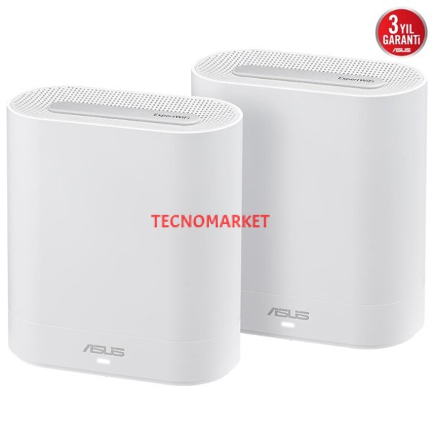 ASUS EXPERT WIFI EBM68-W-2 AX7800 WIFI6-E KURUMSAL MESH ROUTER 2-li paket BEYAZ ASUS EXPERT WIFI EBM68-W-2 AX7800 WIFI6-E KURUMSAL MESH ROUTER 2-li paket BEYAZ