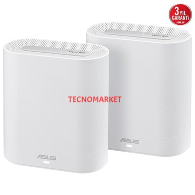 ASUS EXPERT WIFI EBM68-W-2 AX7800 WIFI6E Dual Band Kurumsal Mesh Router 2-li paket