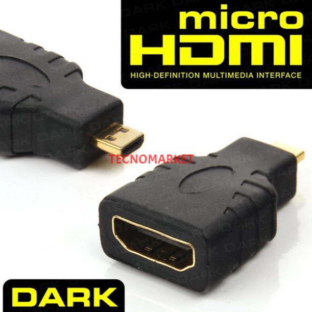 DARK DK-HD-AHDMIXMICRO mHDMI-HDMI Görüntü Adaptörü Siyah DARK DK-HD-AHDMIXMICRO mHDMI-HDMI Görüntü Adaptörü Siyah