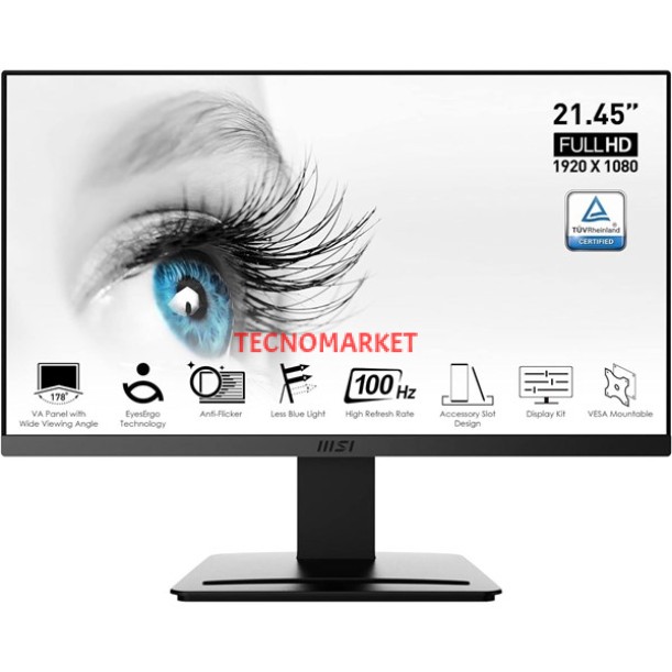 MSI 21.5 VA PRO MP223 1MS 100HZ HDMI EV OFİS TİP MONİTÖR 1920X1080 MSI 21.5 VA PRO MP223 1MS 100HZ HDMI EV OFİS TİP MONİTÖR 1920X1080