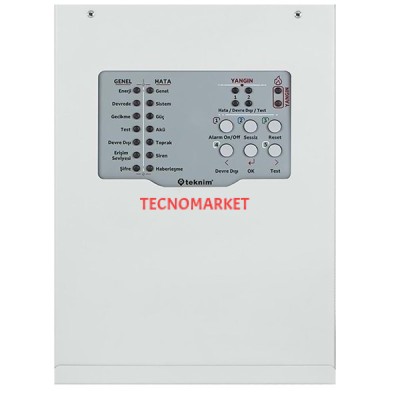 TEKNiM TFP-3122 Konvansiyonel 2 Bölgeli Yangın Alarm Paneli