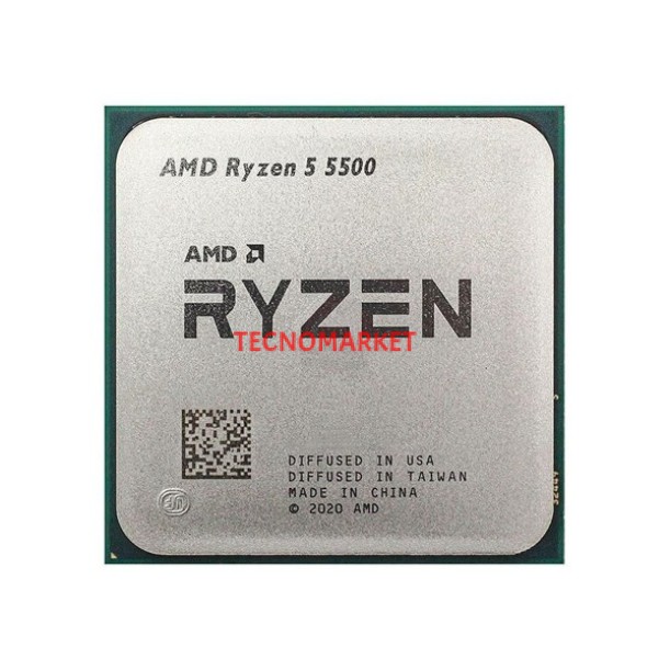 AMD RYZEN 5 5500 19MB 6çekirdekli VGA YOK AM4 65w Kutusuz+Fansız AMD RYZEN 5 5500 19MB 6çekirdekli VGA YOK AM4 65w Kutusuz+Fansız