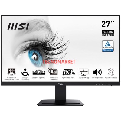 MSI 27" IPS MP273A 1MS 100HZ HDMI EV OFİS MONİTÖRÜ 1920X1080