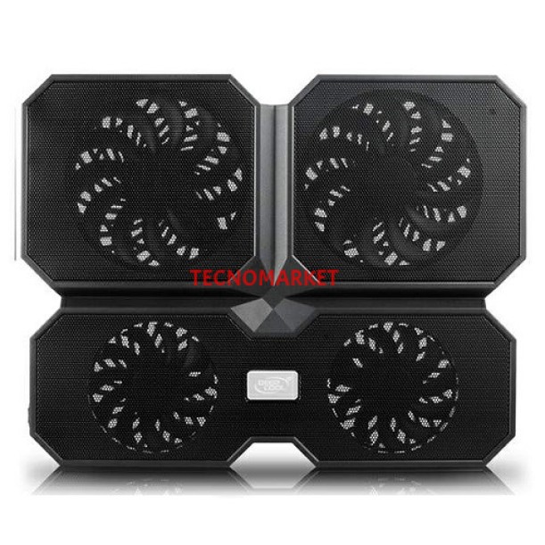 DEEPCOOL MultiCore X6 13" ~ 17" ABS Plastik Metal Siyah Notebook Soğutucu 4fanlı DEEPCOOL MultiCore X6 13" ~ 17" ABS Plastik Metal Siyah Notebook Soğutucu 4fanlı