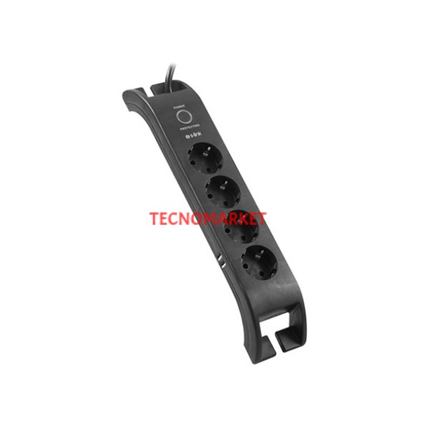 S-LINK SPG3041 2m 2xUSB=2.4a 3G1.5mm2 900 Joule 4'lü Akım Korumalı Siyah Priz S-LINK SPG3041 2m 2xUSB=2.4a 3G1.5mm2 900 Joule 4'lü Akım Korumalı Siyah Priz