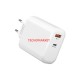 S-LINK SL-EC69 GAN PD 65W / QC 18W Type USB-C +USB A Hızlı Beyaz EV/NOTEBOOK Şarj Adaptör S-LINK SL-EC69 GAN PD 65W / QC 18W Type USB-C +USB A Hızlı Beyaz EV/NOTEBOOK Şarj Adaptör