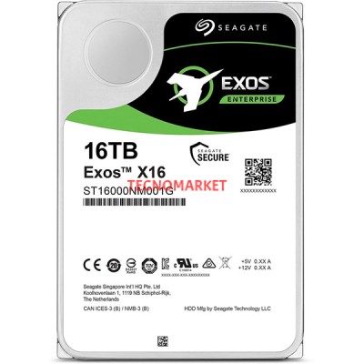 SEAGATE 16TB EXOS X16 ST16000NM001G 256MB 7200RPM SATA-3 NAS VE GÜVENLİK DİSKİ