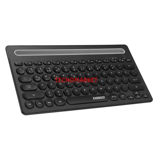 Everest KB-BT84 Siyah/Gri Bluetooth Ultra İnce+Şarjlı Q Mac/Win/Android/Ios Uyumlu Kablosuz klavye Everest KB-BT84 Siyah/Gri Bluetooth Ultra İnce+Şarjlı Q Mac/Win/Android/Ios Uyumlu Kablosuz klavye