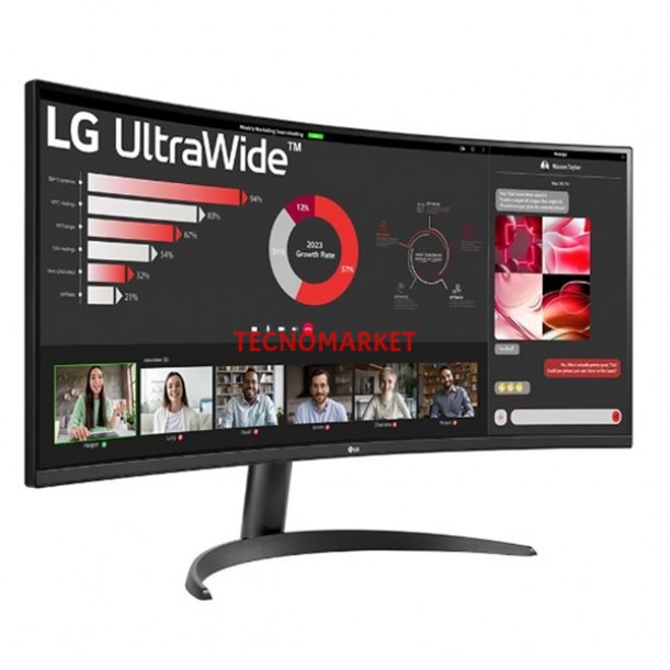 LG 34" VA 34WR50QC-B 5MS 100HZ HDMI-DP KAVISLI EV İŞ MONİTÖRÜ 3440X1440 LG 34" VA 34WR50QC-B 5MS 100HZ HDMI-DP KAVISLI EV İŞ MONİTÖRÜ 3440X1440