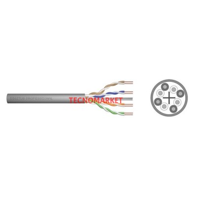 DIGITUS CAT6 Utp 23AWG Gri 500m Makara LSZH Kablo 0.55mm DK-1612-VH-5