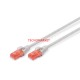 DIGITUS 0.5m CAT6 Utp DK-1617-005 Gri Patch Kablo DIGITUS 0.5m CAT6 Utp DK-1617-005 Gri Patch Kablo