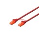 DIGITUS 3m CAT6 Utp DK-1617-030/R Kırmızı Patch Kablo DIGITUS 3m CAT6 Utp DK-1617-030/R Kırmızı Patch Kablo