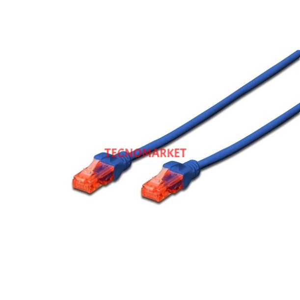 DIGITUS 3m CAT6 Utp DK-1617-030/B Mavi Patch Kablo DIGITUS 3m CAT6 Utp DK-1617-030/B Mavi Patch Kablo