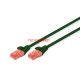 DIGITUS 2m CAT6 Utp DK-1617-020/G Yeşil Patch Kablo DIGITUS 2m CAT6 Utp DK-1617-020/G Yeşil Patch Kablo