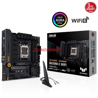 ASUS TUF GAMING B650-E WIFI-6E DDR5 HDMI-DP PCIE 4.0 AM5 ATX