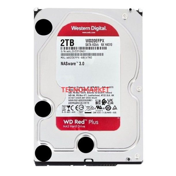 WD 2TB RED WD20EFPX 64MB 5400RPM SATA-3 NAS DİSKİ WD 2TB RED WD20EFPX 64MB 5400RPM SATA-3 NAS DİSKİ