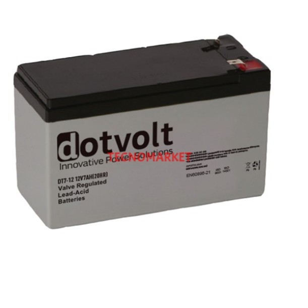 DOTVOLT 12v 7amper DT7-12 Kuru Tip Akü DOTVOLT 12v 7amper DT7-12 Kuru Tip Akü