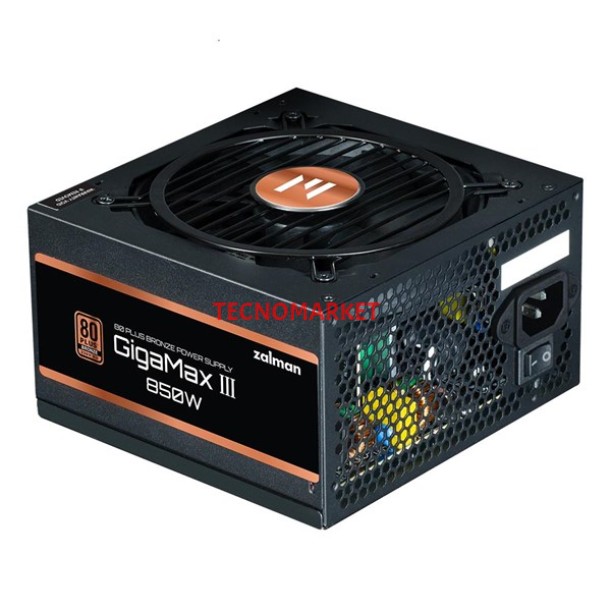ZALMAN 850W 80+ BRONZE ZM850-GV3 PCIE 5.0 POWER SUPPLY ZALMAN 850W 80+ BRONZE ZM850-GV3 PCIE 5.0 POWER SUPPLY