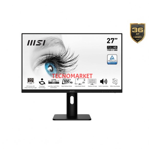 MSI 27" FLAT IPS MP273AP 1MS 100HZ HDMI PIVOT EV OFIS MONİTÖRÜ MSI 27" FLAT IPS MP273AP 1MS 100HZ HDMI PIVOT EV OFIS MONİTÖRÜ