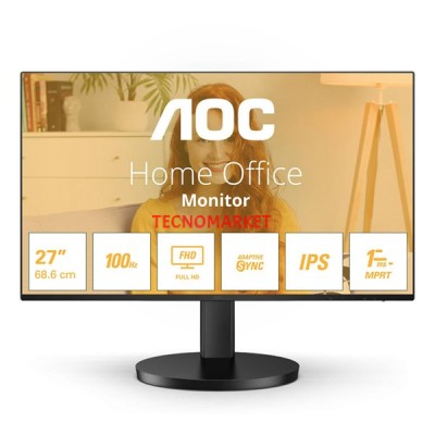 AOC 27" IPS 27B3HA2 1MS 100hz HDMI Multimedya Monitör Çerçevesiz