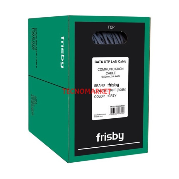FRISBY CAT6 Utp 24AWG 305m Kablo FNW-CAT622 FRISBY CAT6 Utp 24AWG 305m Kablo FNW-CAT622