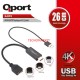 QPORT Q-DPX 0.15metre HDMI-DP (dişi) Çevirici Adaptör QPORT Q-DPX 0.15metre HDMI-DP (dişi) Çevirici Adaptör