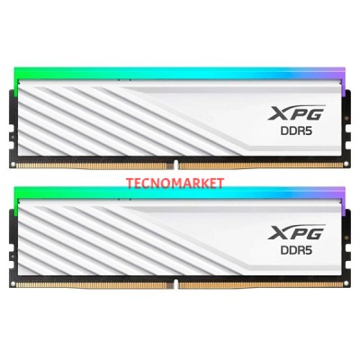 XPG 48GB (2X 24GB) DDR5 6000MHZ CL30 RGB DUAL KIT PC RAM LANCER BLADE BEYAZ AX5U6000C3024G-DTLABRWH