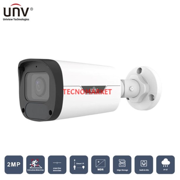 UNV 2MP IPC2322LB-ADEZK-H Motorıze 50Mt Colorhunter Ip67/Ik10 H265+ Ir Bullet Ip Kamera (Dahili Sesli) UNV 2MP IPC2322LB-ADEZK-H Motorıze 50Mt Colorhunter Ip67/Ik10 H265+ Ir Bullet Ip Kamera (Dahili Sesli)