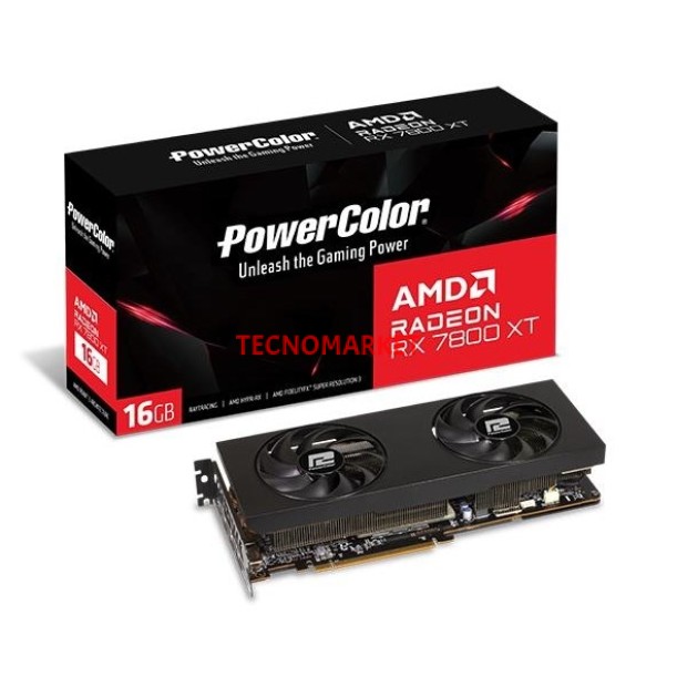 POWERCOLOR 16GB RX7800XT 16G-P GDDR6 256bit HDMI-DP PCIE 4.0 POWERCOLOR 16GB RX7800XT 16G-P GDDR6 256bit HDMI-DP PCIE 4.0