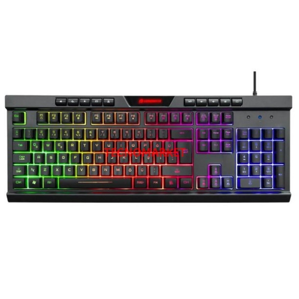 GameBooster GB-G69K USB Q Trk Rainbow Aydınlatmalı Siyah Gaming Klavye GameBooster GB-G69K USB Q Trk Rainbow Aydınlatmalı Siyah Gaming Klavye