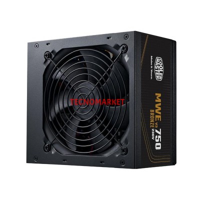 COOLERMASTER 750W 80+ BRONZE MWE V3 MPE-7501-ACABW-3BEU POWER SUPPLY
