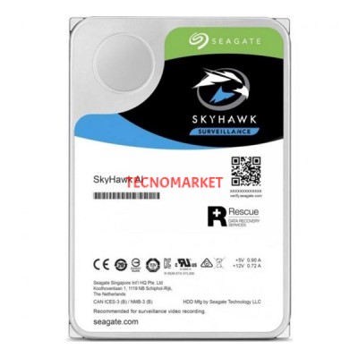 SEAGATE 12TB SKYHAWK ST12000VE0001 256MB 7200RPM SATA-3 GÜVENLİK DİSKİ