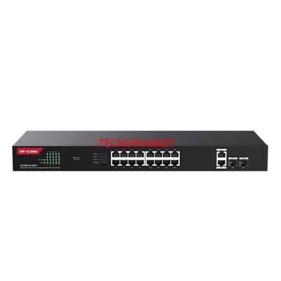 IP-COM 16port G1120P-16-250W GIGABIT 2-UPLINK 2-SFP 230W TAM POE RACKMOUNT SWITCH