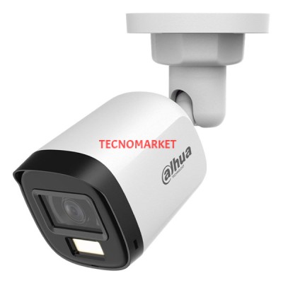 DAHUA 2MP BULLET 3.6MM HAC-B1A21P-U-IL-A 20metre HDCVI Kamera Akıllı Işık-Sesli