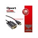 QPORT Q-HVG18 1.8metre HDMI-VGA Çevirici Kablo QPORT Q-HVG18 1.8metre HDMI-VGA Çevirici Kablo