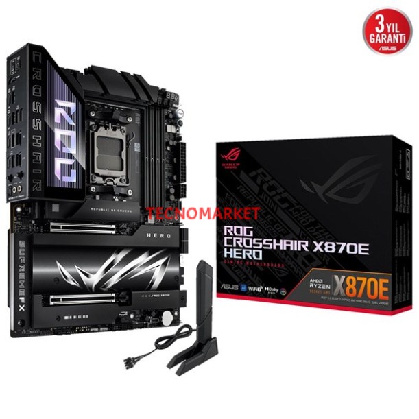 ASUS ROG CROSSHAIR X870E HERO DDR5 HDMI DP PCIE 5.0 AM5 ATX ASUS ROG CROSSHAIR X870E HERO DDR5 HDMI DP PCIE 5.0 AM5 ATX