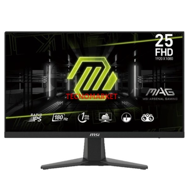 MSI 24.5" FLAT IPS MAG 256F 1MS 180HZ HDMI-DP GAMING MONİTÖR 1920X1080 MSI 24.5" FLAT IPS MAG 256F 1MS 180HZ HDMI-DP GAMING MONİTÖR 1920X1080