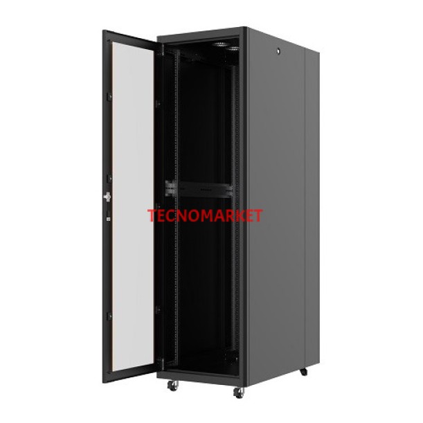 AGER 26U 600x1000mm Dikili Tip Siyah Kabinet Vega AG-VB26U6010S1 Cam Kapak AGER 26U 600x1000mm Dikili Tip Siyah Kabinet Vega AG-VB26U6010S1 Cam Kapak