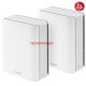 ASUS ZENWIFI BT10 BE18000 MESH ROUTER 2-li paket beyaz ASUS ZENWIFI BT10 BE18000 MESH ROUTER 2-li paket beyaz