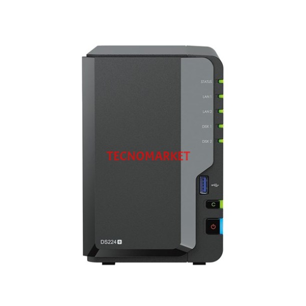 SYNOLOGY DS224-6G PLUS CELERON QC- 6GB RAM- 2-diskli Nas Server (Disksiz) SYNOLOGY DS224-6G PLUS CELERON QC- 6GB RAM- 2-diskli Nas Server (Disksiz)