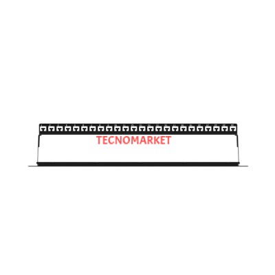 AGER 1U 24port Cat6 Utp Boş Patch Panel AC-610-24